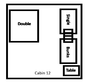 Cabin 12 basic cabin layout